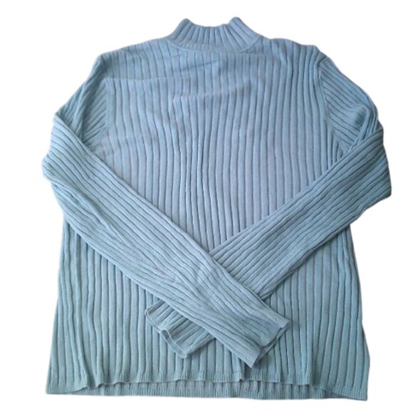 Silk High Neck Turtleneck Sweater Size XL New w/tags - Picture 6 of 8